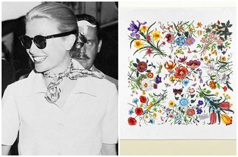 grace kelly gucci flora perfume|Gucci floral scarf.